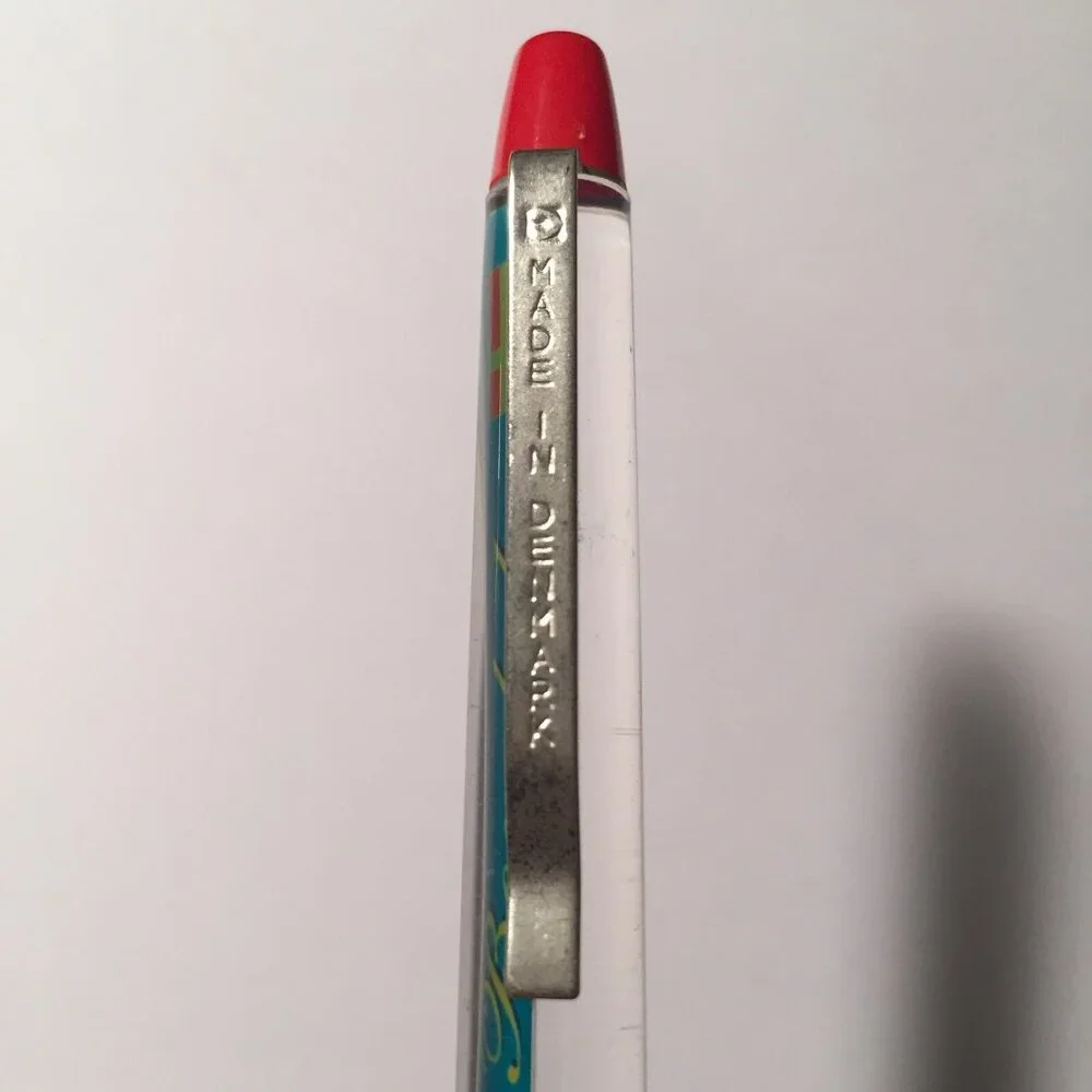 Bornholm Denmark Floaty Pen Souvenir Promo Vacation Holiday Beach Island Vintage